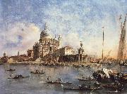 Francesco Guardi Venice The Punta della Dogana with S.Maria della Salute Sweden oil painting artist